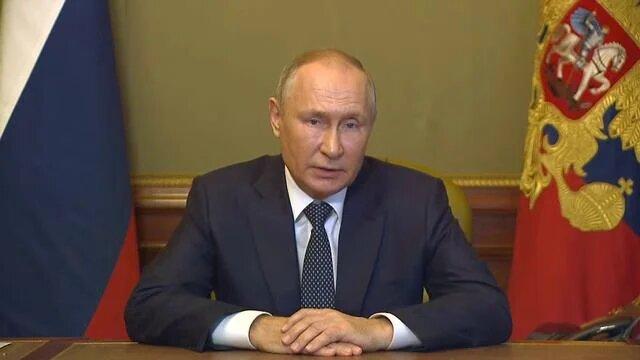 Видео 10.10.2022. Заявление Владимира Путина о массированном ракетном ударе по Украине