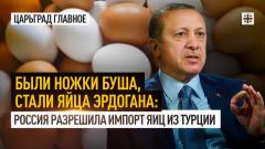 Царьград. Главное. Были ножки Буша, стали яйца Эрдогана: Россия разрешила импорт яиц из Турции от 11.12.2023