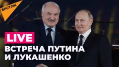 Путин и Лукашенко проводят двустороннюю встречу в Санкт-Петербурге от 28.01.2024